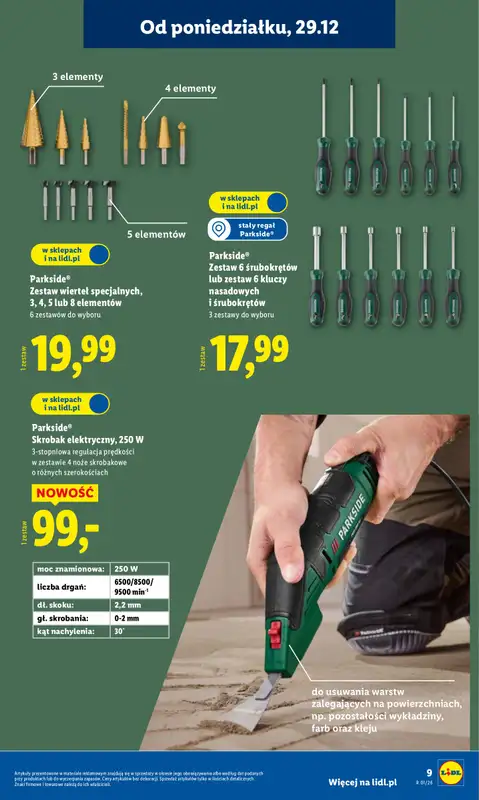 Lidl - gazetka promocyjna Katalog od poniedziałku 29.12 do soboty 03.01 - strona 9