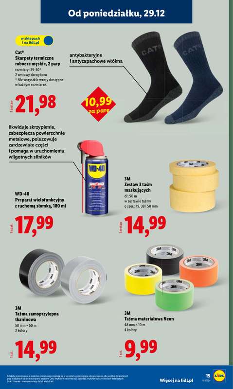 Lidl - gazetka promocyjna Katalog od poniedziałku 29.12 do soboty 03.01 - strona 15