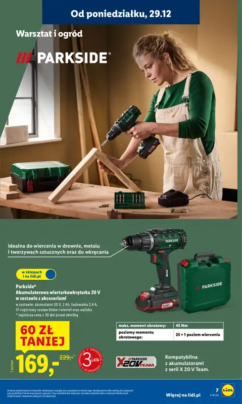 Lidl - gazetka promocyjna Katalog od poniedziałku 29.12 do soboty 03.01 - strona 7