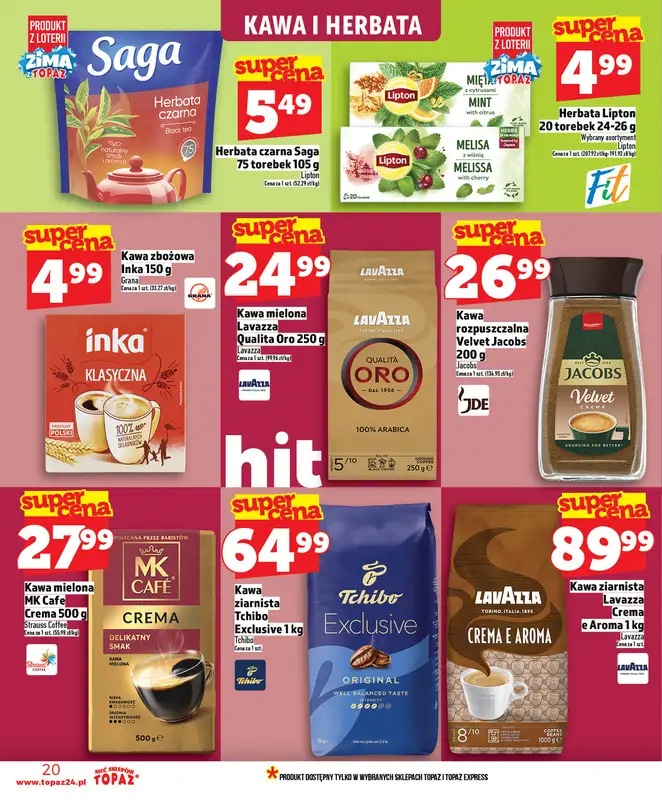 TOPAZ - gazetka promocyjna Gazetka od piątku 02.01 do środy 07.01 - strona 20