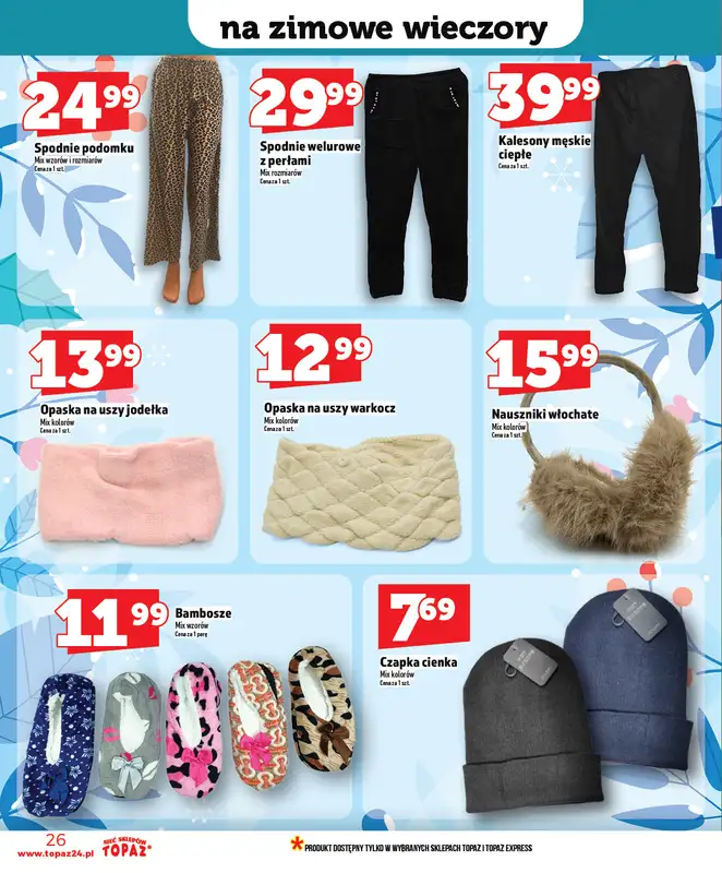 TOPAZ - gazetka promocyjna Gazetka od piątku 02.01 do środy 07.01 - strona 26