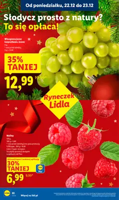 Lidl - gazetka promocyjna Oferta od poniedziałku od poniedziałku 22.12 do wtorku 23.12 - strona 24