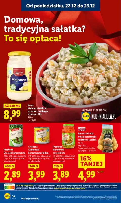 Lidl - gazetka promocyjna Oferta od poniedziałku od poniedziałku 22.12 do wtorku 23.12 - strona 36
