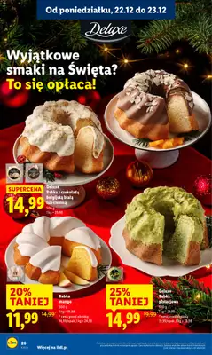 Lidl - gazetka promocyjna Oferta od poniedziałku od poniedziałku 22.12 do wtorku 23.12 - strona 28