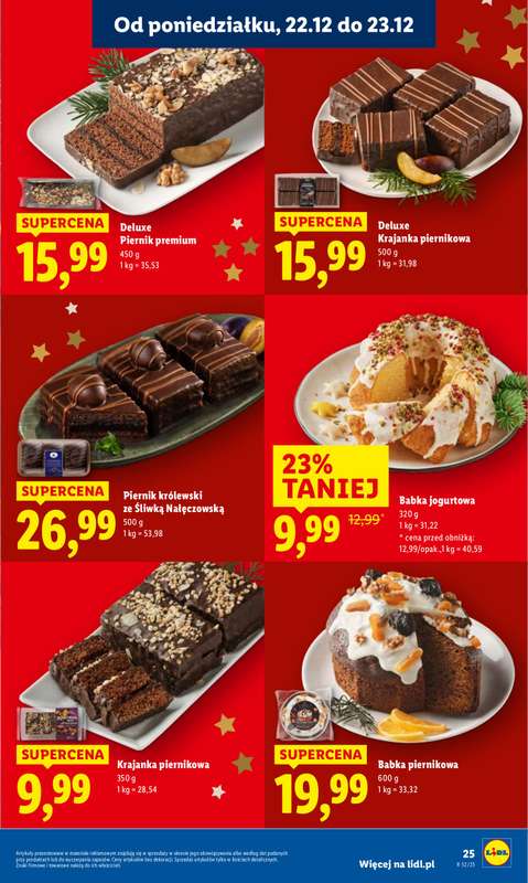 Lidl - gazetka promocyjna Oferta od poniedziałku od poniedziałku 22.12 do wtorku 23.12 - strona 27