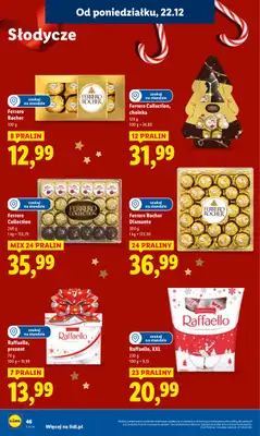 Lidl - gazetka promocyjna Oferta od poniedziałku od poniedziałku 22.12 do wtorku 23.12 - strona 48