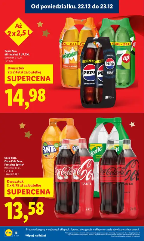Lidl - gazetka promocyjna Oferta od poniedziałku od poniedziałku 22.12 do wtorku 23.12 - strona 16