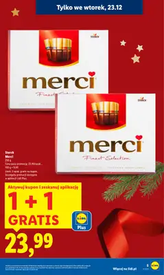 Lidl - gazetka promocyjna Oferta od poniedziałku od poniedziałku 22.12 do wtorku 23.12 - strona 5