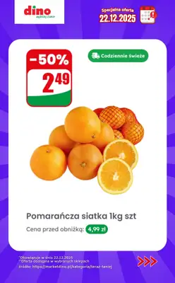 Dino - gazetka promocyjna Specjalna oferta na 22.12.2025 - promocje spoza gazetki od poniedziałku 22.12 do poniedziałku 22.12 - strona 2
