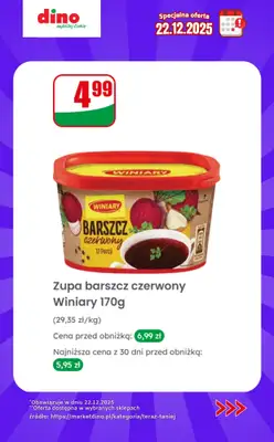 Dino - gazetka promocyjna Specjalna oferta na 22.12.2025 - promocje spoza gazetki od poniedziałku 22.12 do poniedziałku 22.12 - strona 4