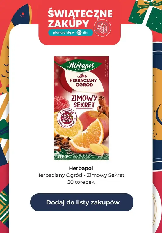 Auchan - gazetka promocyjna Świąteczna Lista Zakupów w Auchan! od poniedziałku 15.12 do wtorku 23.12 - strona 7