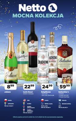 Netto - gazetka promocyjna Mocna kolekcja od poniedziałku 22.12 do soboty 03.01