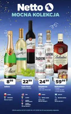 Netto - gazetka promocyjna Mocna kolekcja od poniedziałku 22.12 do soboty 03.01
