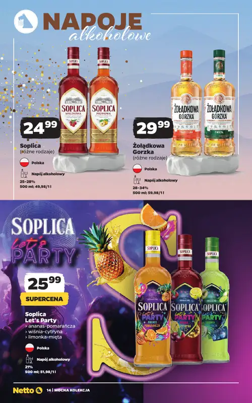 Netto - gazetka promocyjna Mocna kolekcja od poniedziałku 22.12 do soboty 03.01 - strona 14