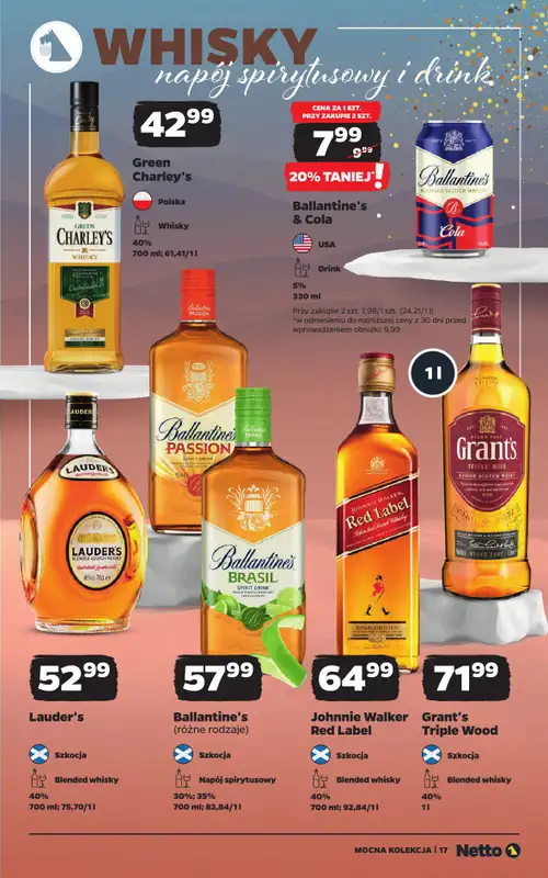 Netto - gazetka promocyjna Mocna kolekcja od poniedziałku 22.12 do soboty 03.01 - strona 17
