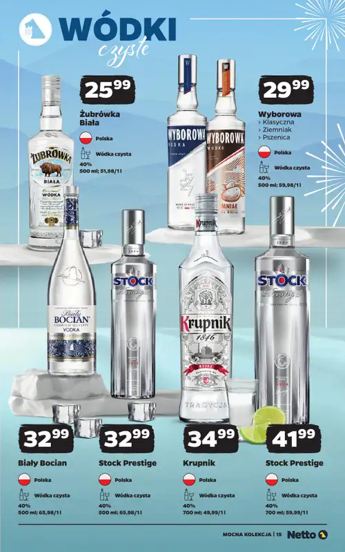 Netto - gazetka promocyjna Mocna kolekcja od poniedziałku 22.12 do soboty 03.01 - strona 15