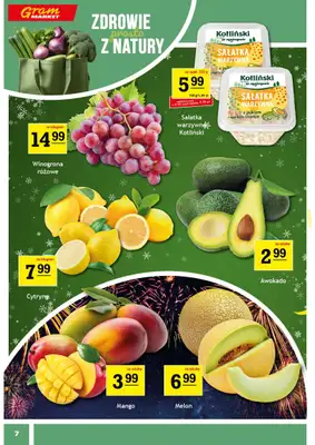 Gram Market - gazetka promocyjna Gazetka od poniedziałku 29.12 do poniedziałku 05.01 - strona 7