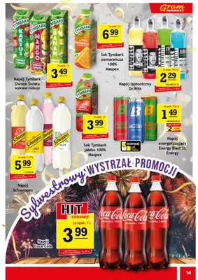 Gram Market - gazetka promocyjna Gazetka od poniedziałku 29.12 do poniedziałku 05.01 - strona 14