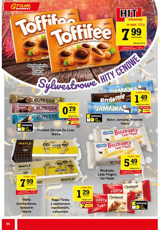 Gram Market - gazetka promocyjna Gazetka od poniedziałku 29.12 do poniedziałku 05.01 - strona 11