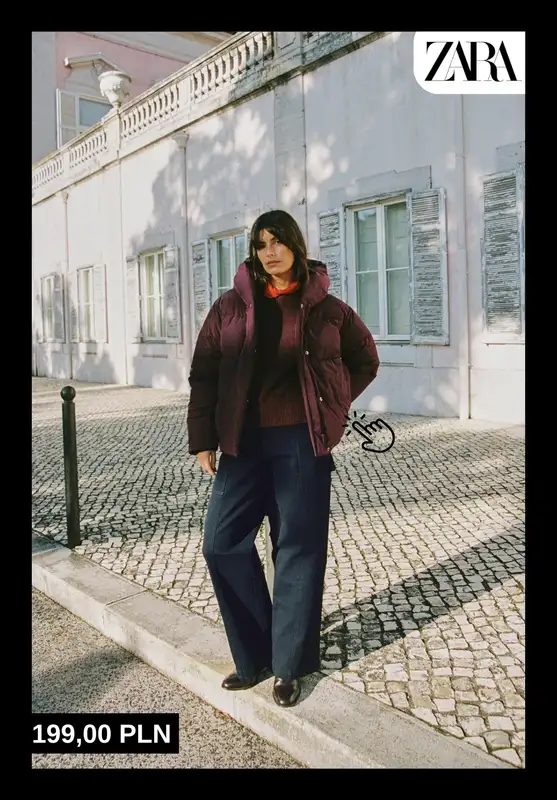 Zara - gazetka promocyjna Ciepłe kurtki puchowe dla niej od poniedziałku 22.12  - strona 6