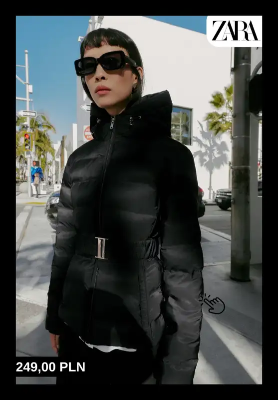 Zara - gazetka promocyjna Ciepłe kurtki puchowe dla niej od poniedziałku 22.12  - strona 3