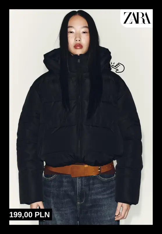 Zara - gazetka promocyjna Ciepłe kurtki puchowe dla niej od poniedziałku 22.12  - strona 4