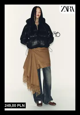 Zara - gazetka promocyjna Ciepłe kurtki puchowe dla niej od poniedziałku 22.12  - strona 7