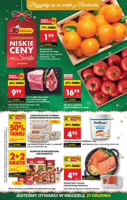 Biedronka - gazetka promocyjna Od środy od środy 17.12 do wtorku 23.12