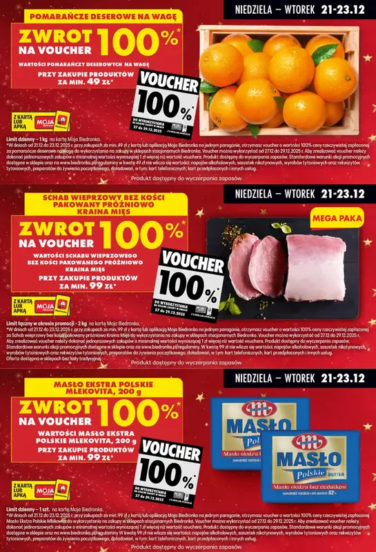 Biedronka - gazetka promocyjna Biedronkowe oszczędności od poniedziałku 22.12 do soboty 27.12 - strona 9