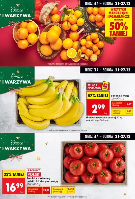 Biedronka - gazetka promocyjna Biedronkowe oszczędności od poniedziałku 22.12 do soboty 27.12 - strona 8