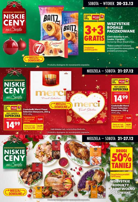 Biedronka - gazetka promocyjna Biedronkowe oszczędności od poniedziałku 22.12 do soboty 27.12 - strona 4