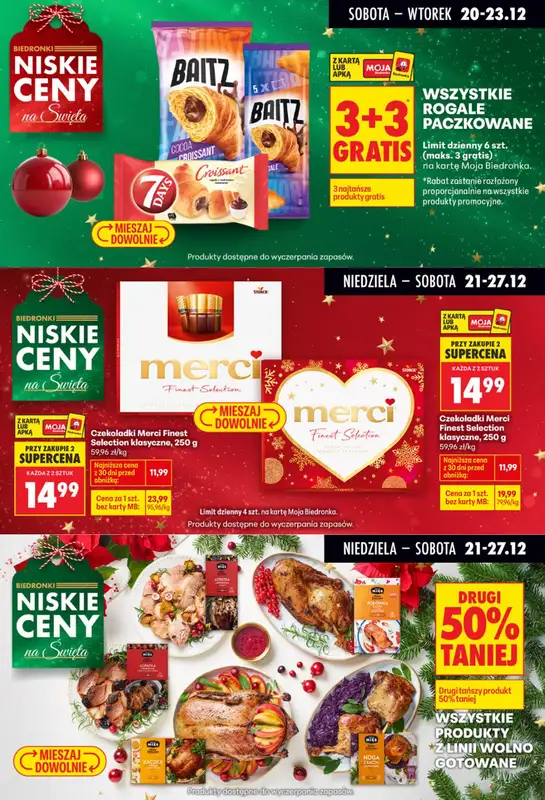 Biedronka - gazetka promocyjna Biedronkowe oszczędności od poniedziałku 22.12 do soboty 27.12 - strona 4