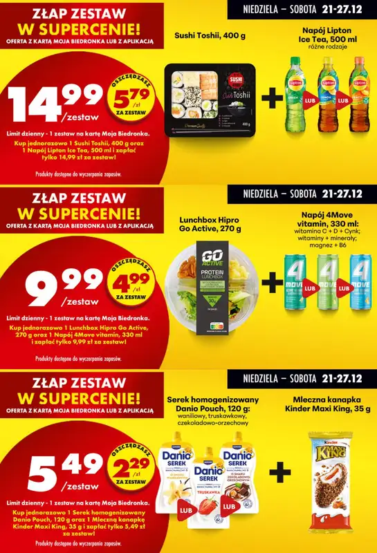 Biedronka - gazetka promocyjna Biedronkowe oszczędności od poniedziałku 22.12 do soboty 27.12 - strona 10