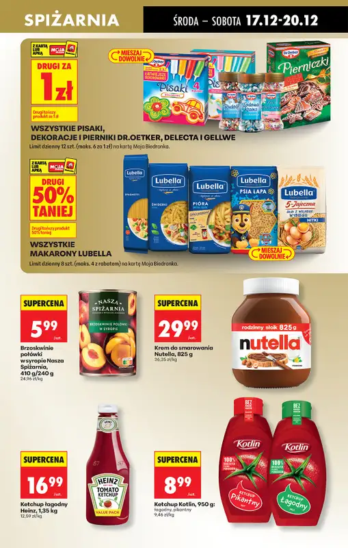 Biedronka - gazetka promocyjna Od środy, Z ladą tradycyjną od środy 17.12 do wtorku 23.12 - strona 63