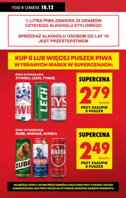 Biedronka - gazetka promocyjna Od środy, Z ladą tradycyjną od środy 17.12 do wtorku 23.12 - strona 12