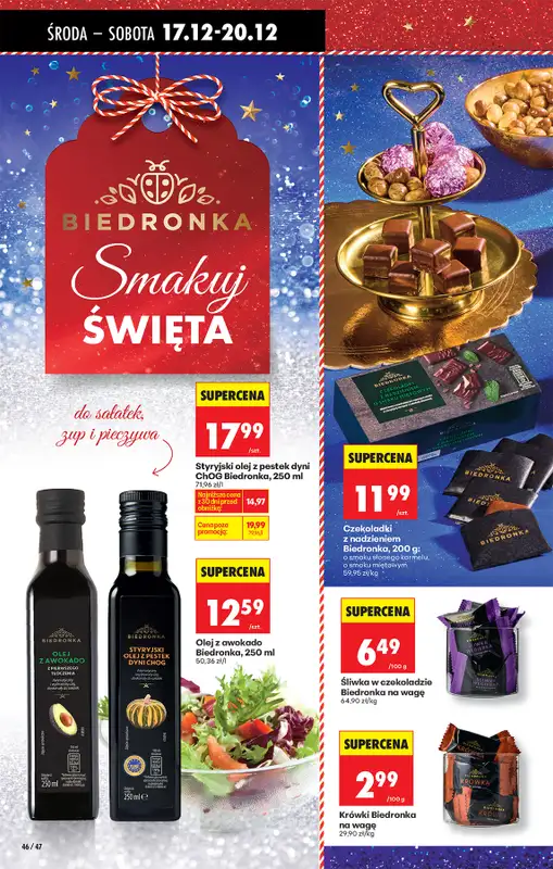 Biedronka - gazetka promocyjna Od środy, Z ladą tradycyjną od środy 17.12 do wtorku 23.12 - strona 64