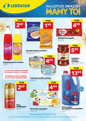 LEWIATAN - gazetka promocyjna Najlepsze okazje? MAMY TO w Lewiatanie od soboty 27.12 do środy 31.12