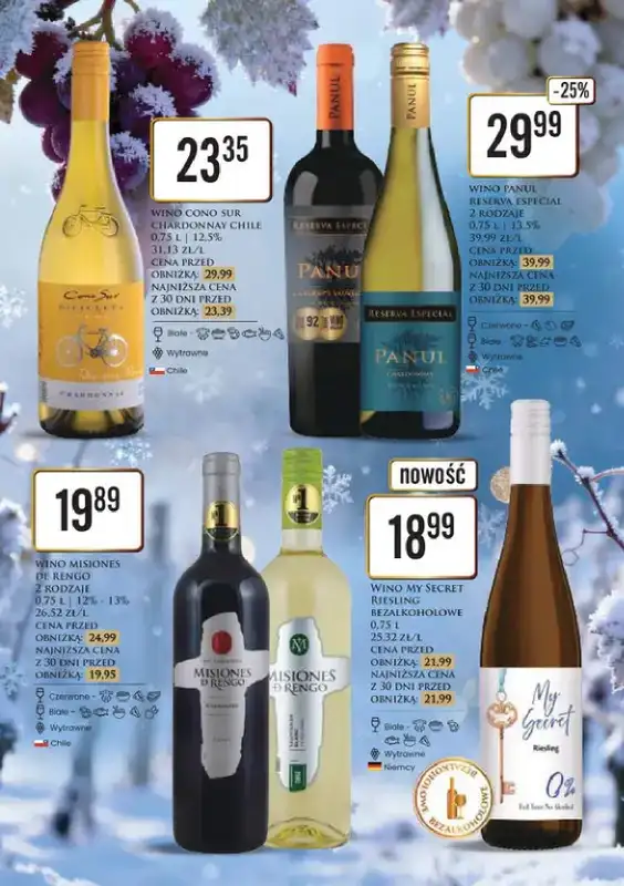 Dino - gazetka promocyjna Wina i szampany w Dino! od poniedziałku 22.12 do wtorku 23.12 - strona 5