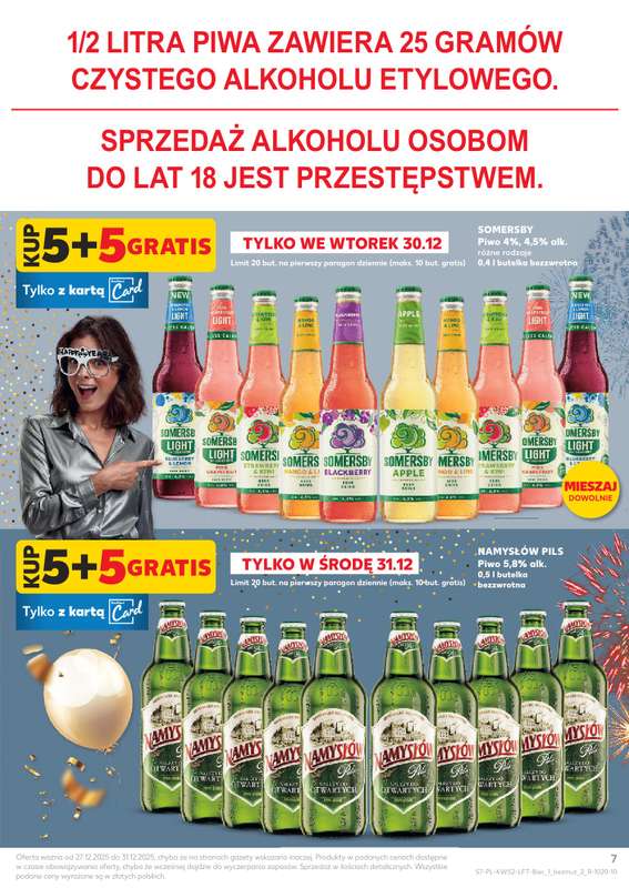 Kaufland - gazetka promocyjna Oferta Kaufland od soboty 27.12 do środy 31.12 - strona 7