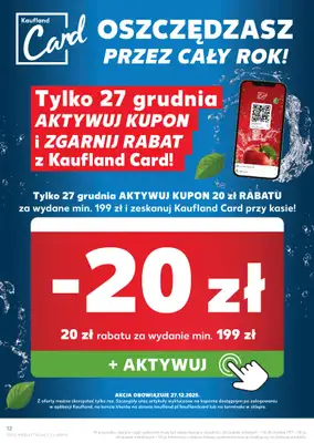 Kaufland - gazetka promocyjna Oferta Kaufland od soboty 27.12 do środy 31.12 - strona 12