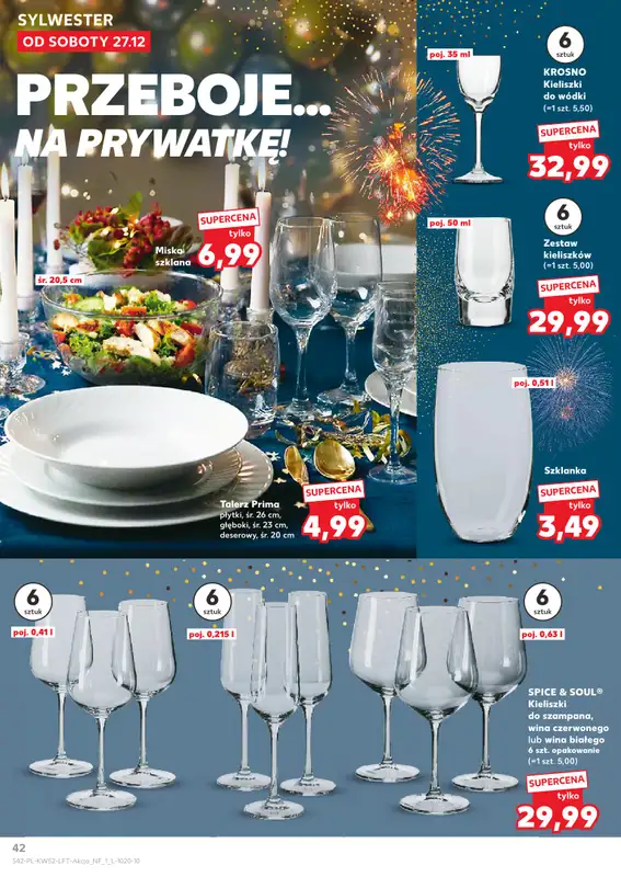 Kaufland - gazetka promocyjna Oferta Kaufland od soboty 27.12 do środy 31.12 - strona 42