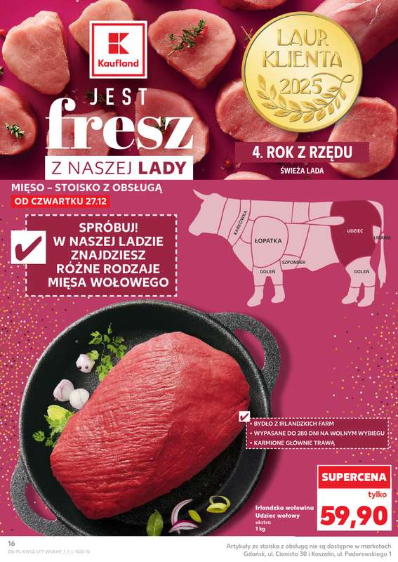 Kaufland - gazetka promocyjna Oferta Kaufland od soboty 27.12 do środy 31.12 - strona 16