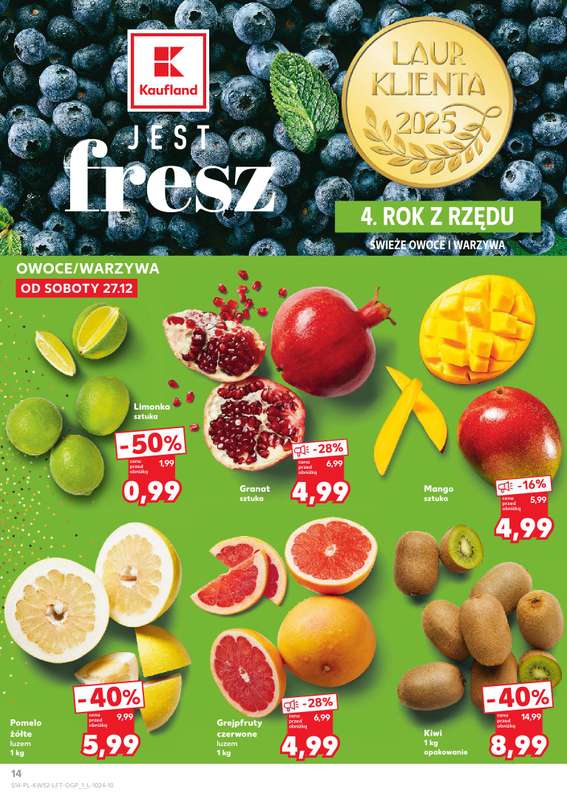 Kaufland - gazetka promocyjna Oferta Kaufland od soboty 27.12 do środy 31.12 - strona 14