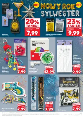 Kaufland - gazetka promocyjna Oferta Kaufland od soboty 27.12 do środy 31.12 - strona 43