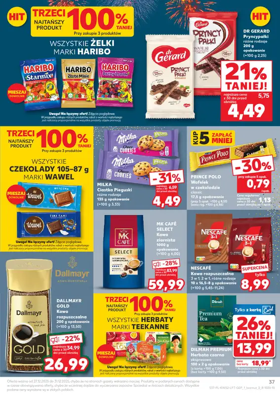 Kaufland - gazetka promocyjna Oferta Kaufland od soboty 27.12 do środy 31.12 - strona 37