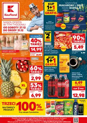 Kaufland - gazetka promocyjna Oferta Kaufland od soboty 27.12 do środy 31.12