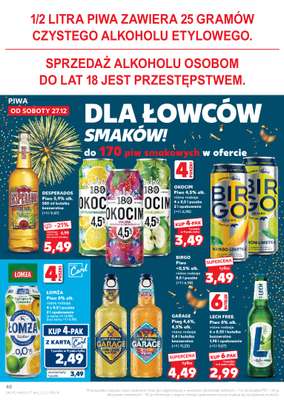 Kaufland - gazetka promocyjna Oferta Kaufland od soboty 27.12 do środy 31.12 - strona 40
