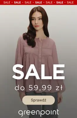 Greenpoint - gazetka promocyjna WYPRZEDAŻ | Do 59,99 zł od poniedziałku 22.12 
