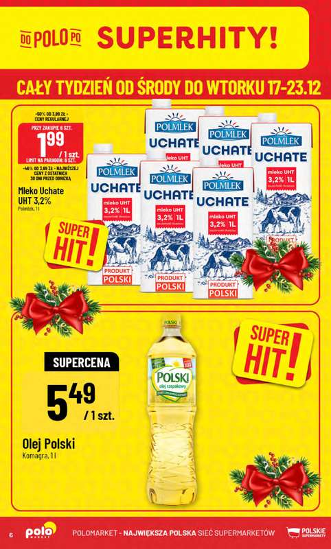 POLOmarket - gazetka promocyjna Gazetka od środy 17.12 do wtorku 23.12 - strona 6