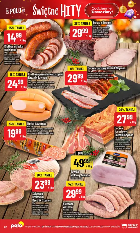 POLOmarket - gazetka promocyjna Gazetka od środy 17.12 do wtorku 23.12 - strona 22
